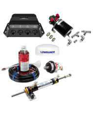Pack Piloto Automático + Dirección Hidráulica Hydrodrive MU50TF-MRA hasta 10m