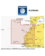 Navionics Platinum+ NPAF004R Canarias, Azores y Africa noroeste