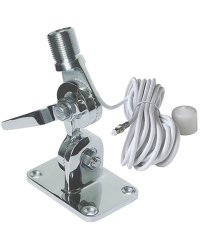 Soporte Antena VHF Lowrance Simrad Montaje Rápido Inox
