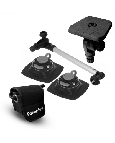 Pack PATO Borika + PoweryMax PX5 Soporte Cuadrado Color Negro