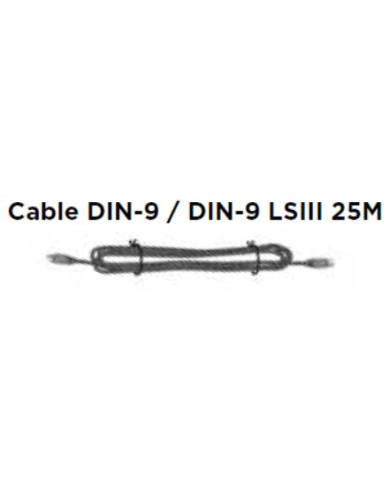 CABLE DIN-9/DIN-9 LSIII 25 M