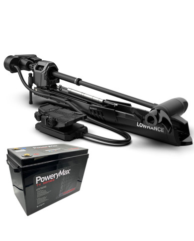 Pack Motor Eléctrico Lowrance Ghost 47  + Batería PoweryMax TX24100