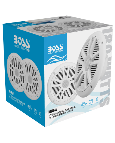 6.5" IN-WALL SPEAKER (180 W MAX) WHITE