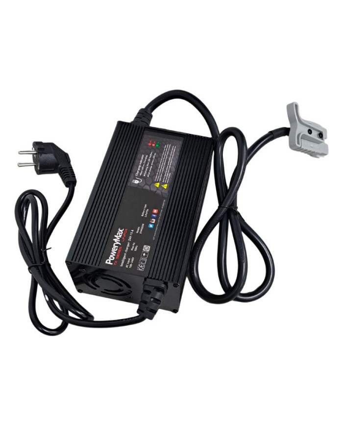 Cargador PoweryMax 24V 15.0A para TX24100