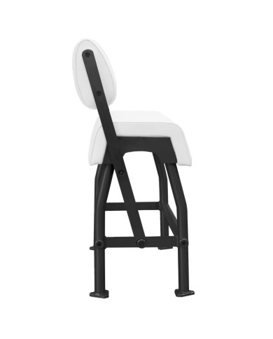 Asiento doble para barco de pesca en color negro con tejido blanco AS200BW de PoweryMax