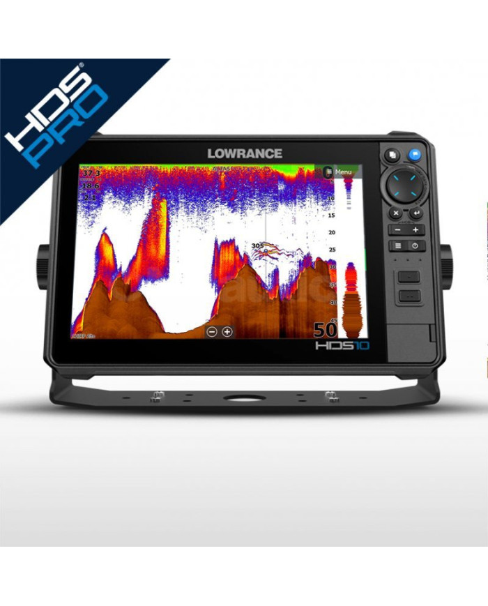 Lowrance HDS 10 Pro con Transductor Pasacascos TM265LM xSonic 1kW CHIRP