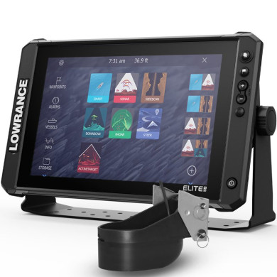 Lowrance Elite FS 12 con Transductor Airmar TM185M 1kW CHIRP