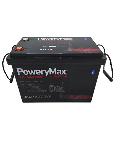 Batería de Litio LiFePO4 PoweryMax TX24100