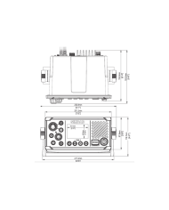 Emisora VHF Simrad RS40 GPS DSC AIS