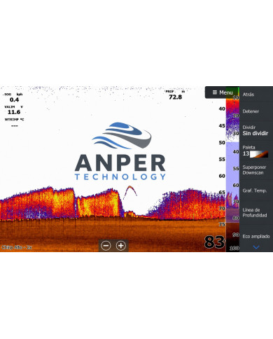 Transductor Popa Lowrance Eagle HDI 50/200 455/800 + DownScan