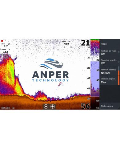Transductor Popa Lowrance Eagle HDI 50/200 455/800 + DownScan