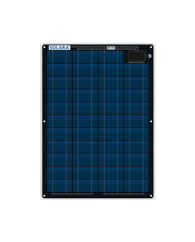 PANEL SOLAR POLICRISTALINO 41W/12V (0,4X48,1X65,4CM) SOLARA M-SERIES