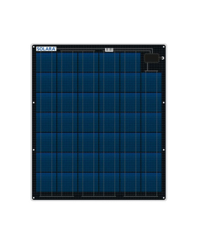 PANEL SOLAR POLICRISTALINO 80W/12V (0,4X69,5X79,8CM) SOLARA M-SERIES