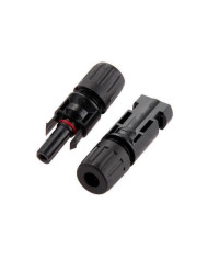 CONECTOR SOLAR MC4, 1xMALE 1xFEMALE