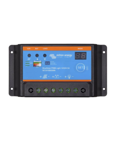 CONTROLADOR DE CARGA VICTRON BLUESOLAR PWM-LIGHT 12/24V-5A