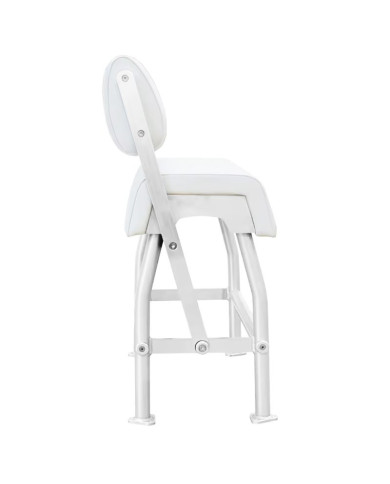 Asiento doble para barco de pesca en color blanco con tejido blanco AS200WW de PoweryMax / ANPER
