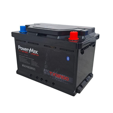 Batería de Litio LiFePO4 PoweryMax TX12100 + Cargador Inteligente