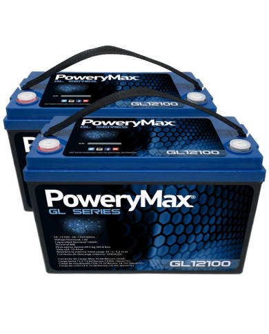Motor Eléctrico Lowrance Ghost X 47" + Batería de Gel PoweryMax GL24100