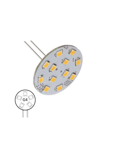 BOMBILLA LED G4-Pro12-NW-LBP - 10-35 V DC - 4000K - BACK PIN - G4 PRO