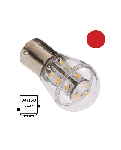 LUCES DE NAVEGACION NAUTIC LED MOD.Bay15D-B75-RED