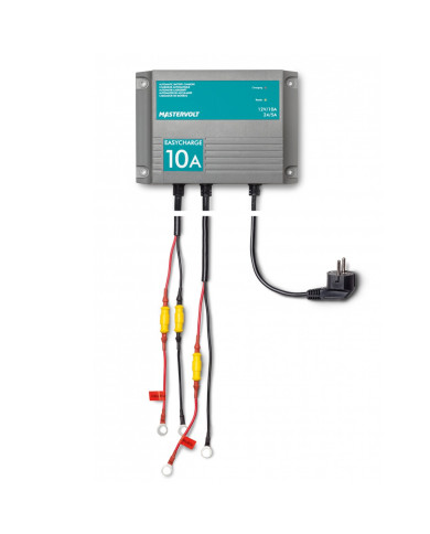 Cargador de batería Mastervolt EasyCharge 12V 10A, 2 salidas