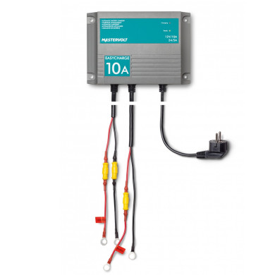 Cargador de batería Mastervolt EasyCharge 12V 10A, 2 salidas