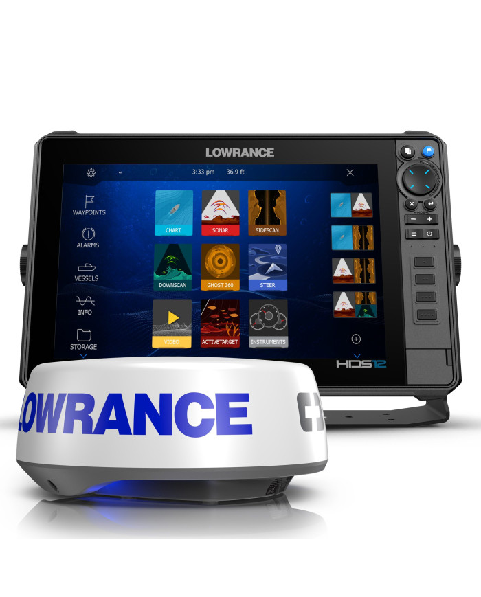 Pack de Radar HALO20+ Lowrance HDS 12 Pro