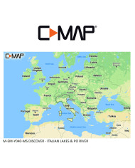C-MAP DISCOVER M-EM-Y040-MS Italian Lakes & Po River