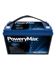 Batería de Gel 12V 100Ah PoweryMax GL12100 + Cargador 12V 15A
