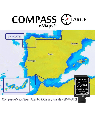 Compass eMaps Spain Atlantic & Canary Islands