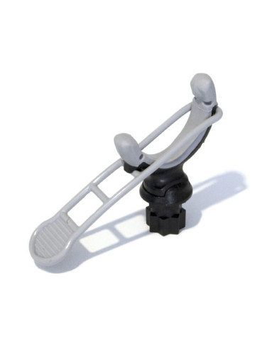 GANCHO CON BRIDA ELASTICA G-HOLD 75 MM  NEGRO