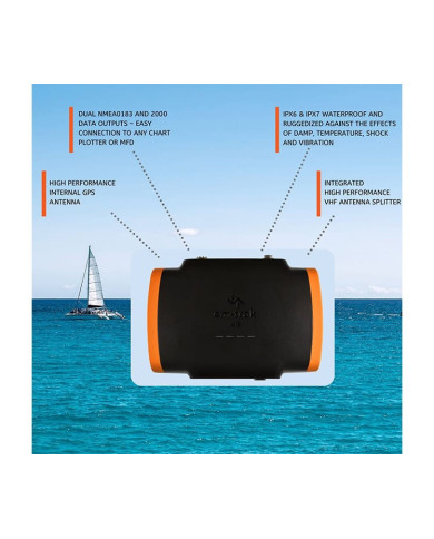 B923 - TRANSMISOR/RECEPTOR AIS EM-TRAK CLASE B SPLITTER