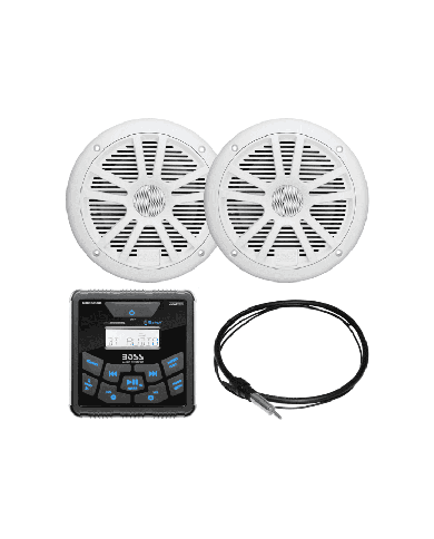 MCKGB450W.6 RADIO MARINO - 4 X 60W - AM/FM/BLUETOOTH/USB