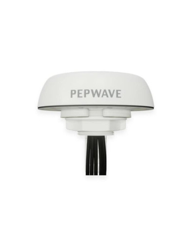 ANTENA MOBILITY 40G 4XLTE, 1XGPS 600-6000MHZ, IP68, N-TYPE, WHITE, 6.5FT / 2M