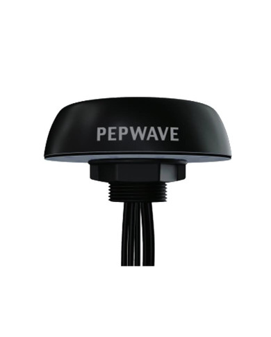 ANTENA MOBILITY 40G 4XLTE, 1XGPS 600-6000MHZ, IP68, SMA, BLACK, 6.5FT / 2M