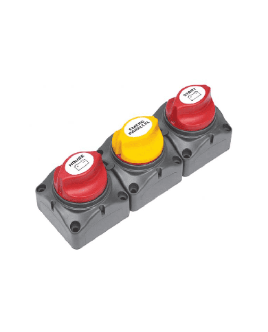 BEP BATTERY DISTRIBUTION CLUSTER FOR SINGLE ENGINE WITH 2 DEDICATED BATTERY BANKS 3X701 HORIZONTAL